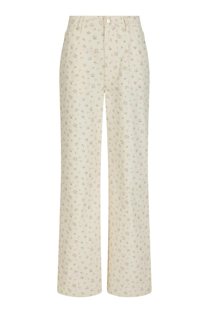 Neo Noir - Semba Floral Denim Pants 165228 - 121 - Off White