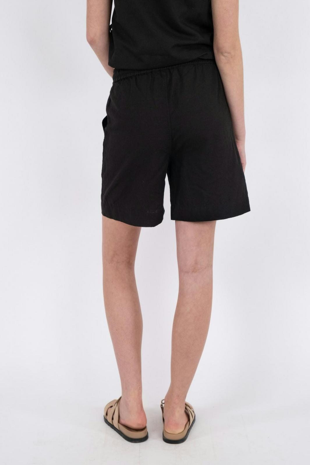 Forudbestilling - Neo Noir - Shea Linen Shorts - Black Shorts 