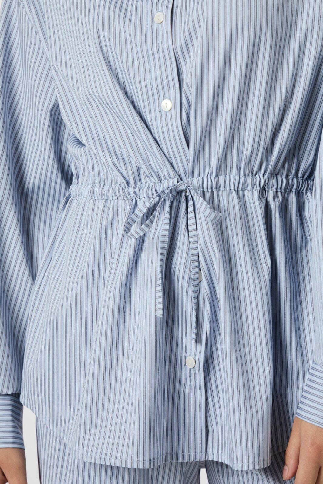 Neo Noir - Solei Striped Shirt 165072 - 145 - Light Blue