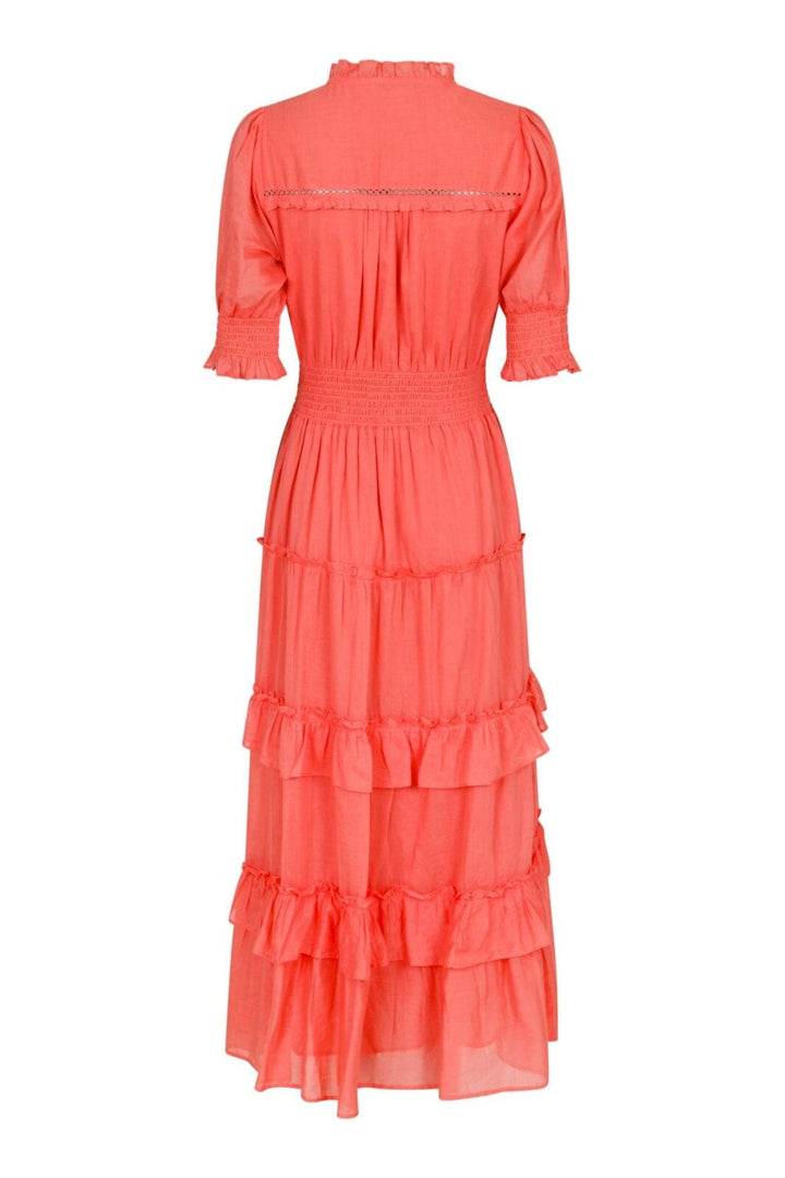 Forudbestilling - Neo Noir - Sophie S Voile Dress - Coral (Juni) Kjoler 