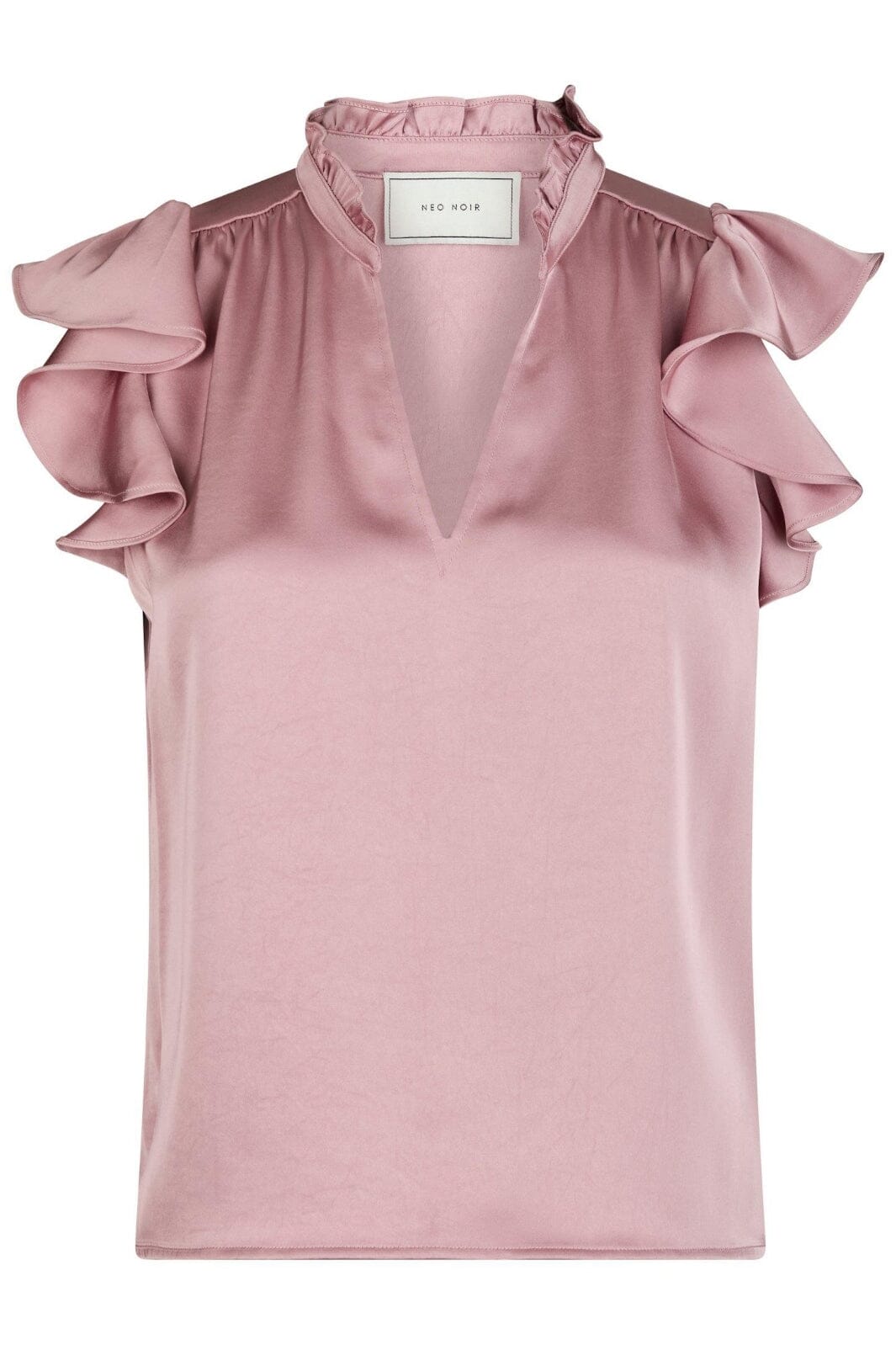 Neo Noir - Stella Heavy Sateen Blouse 162668 - 823 - Evening Rose