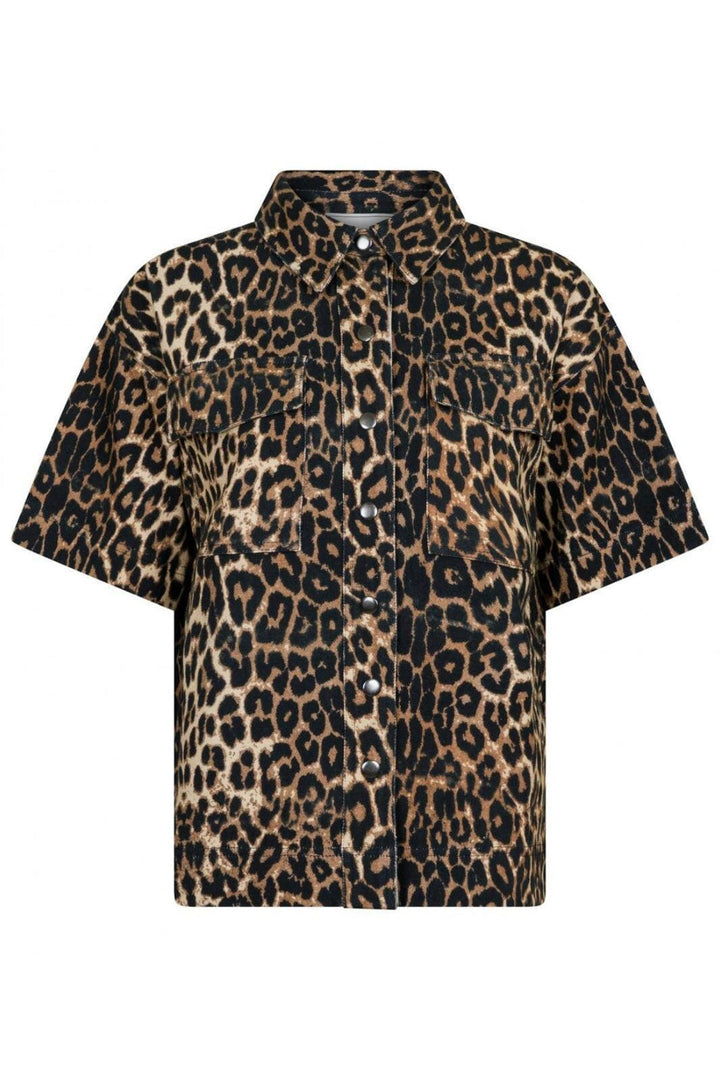 Forudbestilling - Neo Noir - Tiki Leopard Shirt - Leopard Skjorter 