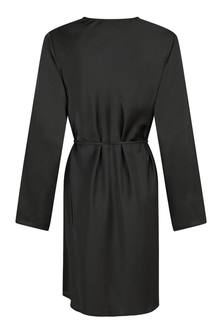 Forudbestilling - Neo Noir - Vega Soft Satin Dress - Black Kjoler 