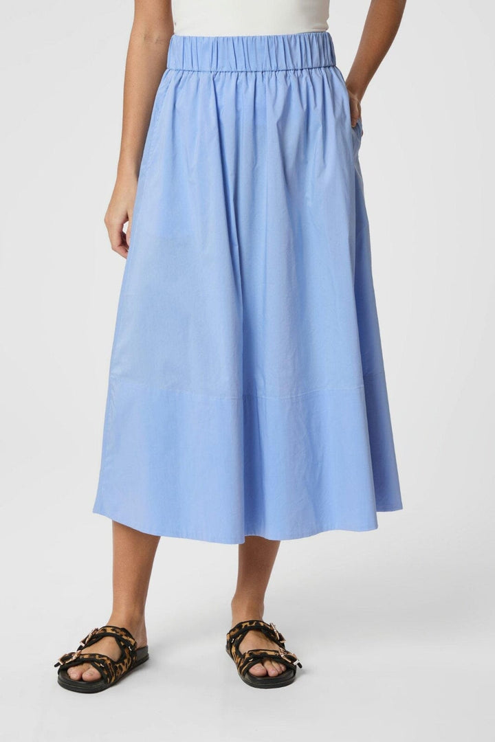 Neo Noir - Yara Poplin Skirt 158280 - 554 - Sky Blue