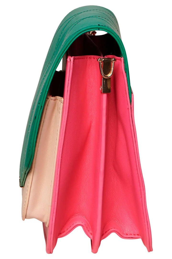 Forudbestilling - Noella - Blanca Multi Compartment Bag - Green/Pink/Nude (Januar/Februar) Tasker 