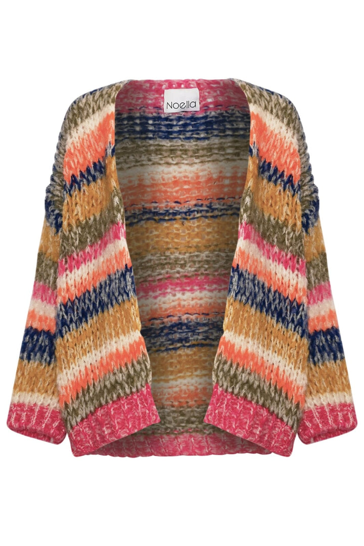 Forudbestilling - Noella - Krissa Knit Cardigan - 1095 Tundra Stripe Cardigans 