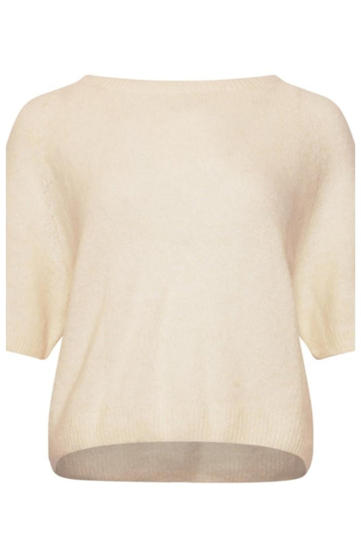 Forudbestilling - Noella - Lane Knit - 025 Oatmeal Strikbluser 