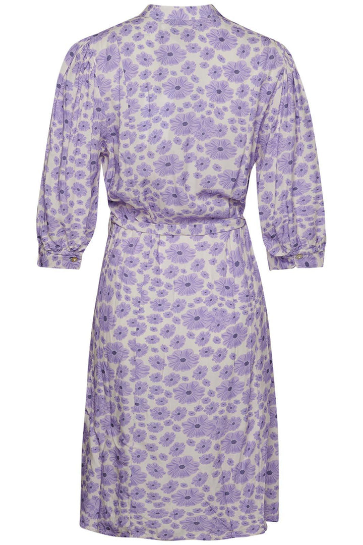 Forudbestilling - Noella - Martha Shirt Dress - Lavender Mini Flower Print (Maj/Juni) Kjoler 