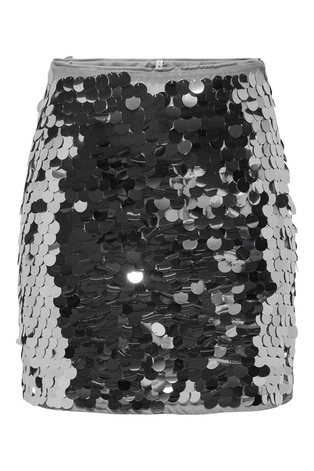 Only - Onlnancy Sequin Skirt - 4572831 Silver