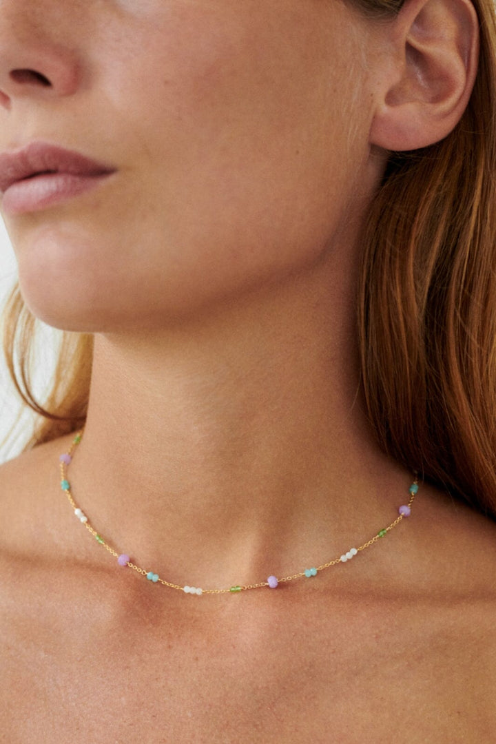 Forudbestilling - Pernille Corydon Jewellery - Sea Colour Necklace - Gold Halskæder 