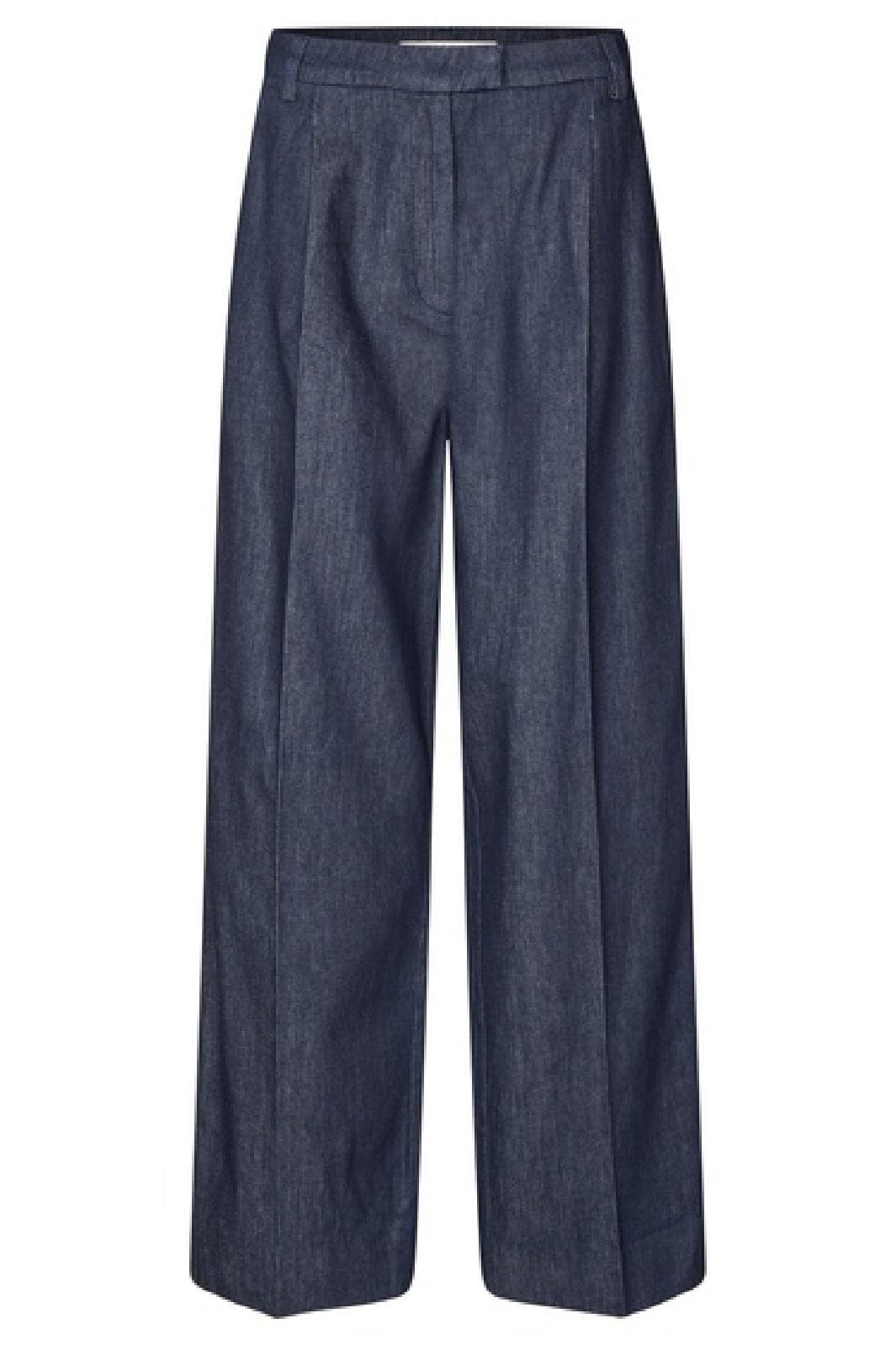 Second Female - Alluet Trousers 59671 - Dark blue denim