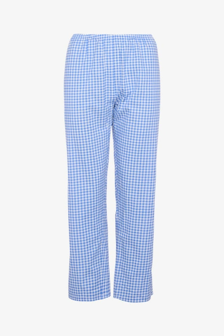 Forudbestilling - Sissel Edelbo - Asta Organic Cotton Pants SE 1399 - Blue Checks Bukser 