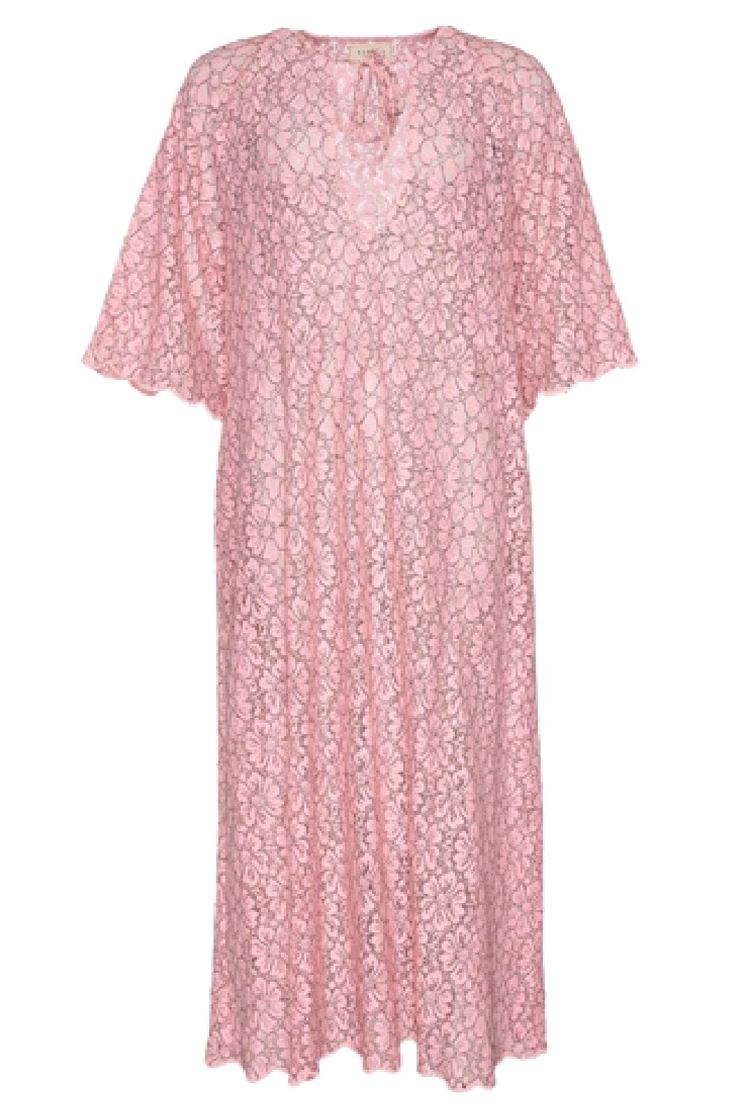 Forudbestilling - Sissel Edelbo - Lace Leftover Dress - Pink Kjoler 