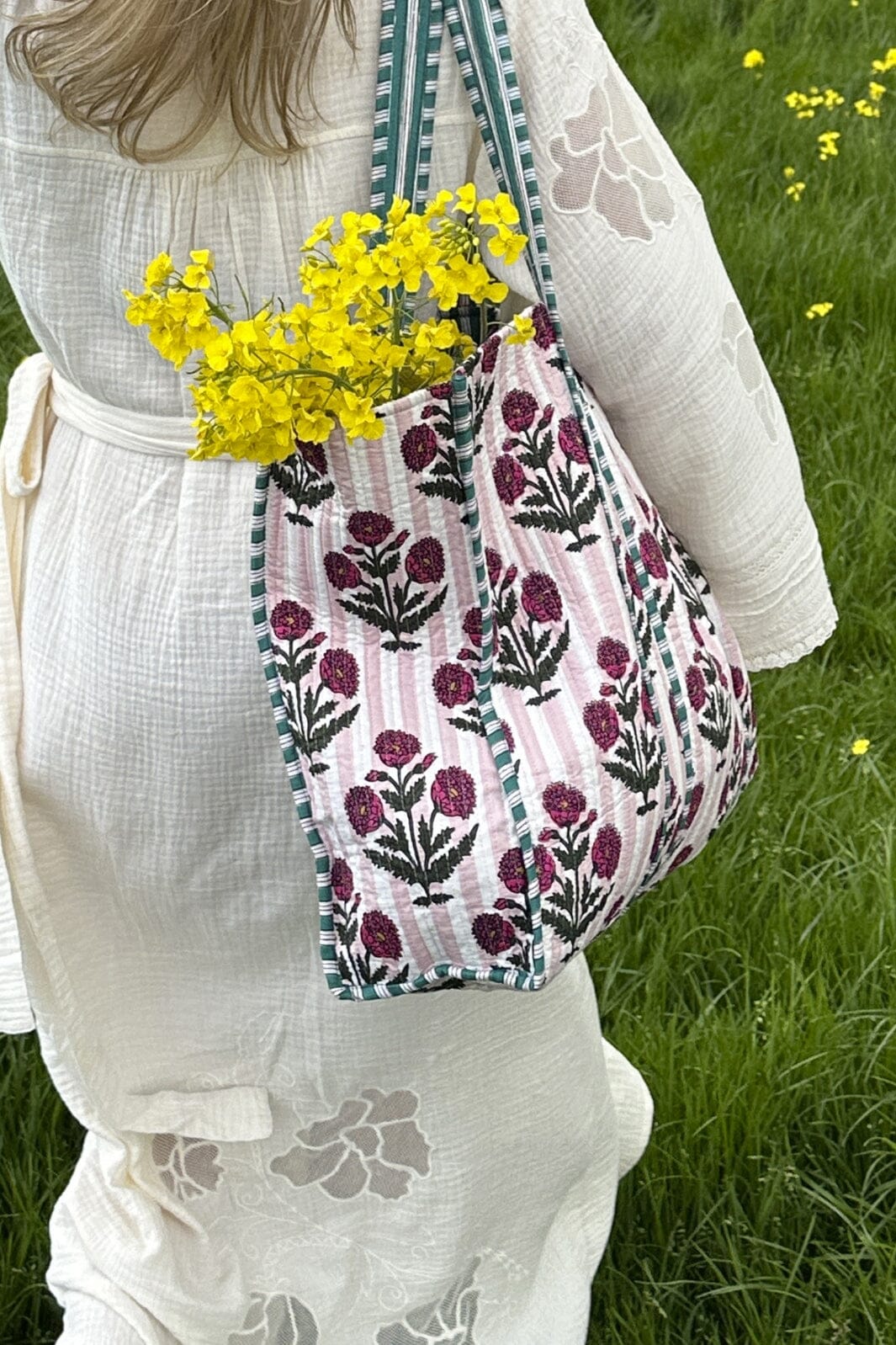 Forudbestilling - Sissel Edelbo - Pricilla Organic Cotton Bag SE 1242 - Cherry Bloom Tasker 