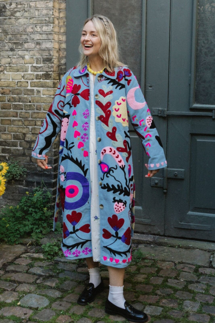 Forudbestilling - Sissel Edelbo - Rose Coat SE 1553 - Blue Bell Jakker 