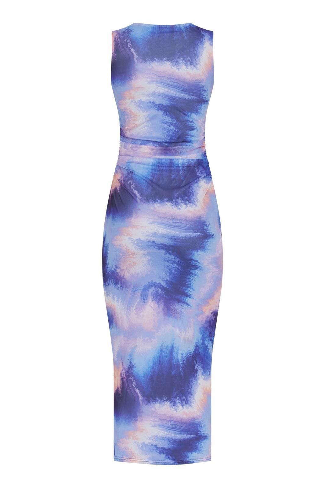 Forudbestilling - Sisters Point - Esme-Dr - 401 Blue/Tie Dye Kjoler 