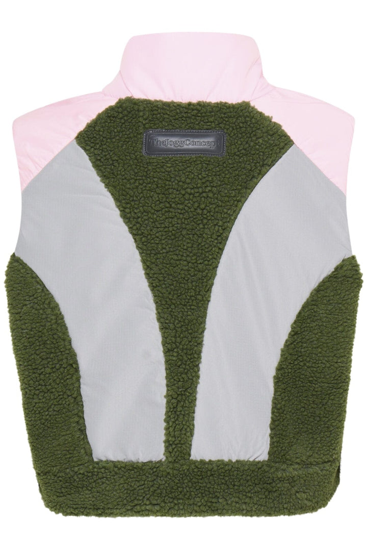 The Jogg Concept - Jcberri Cutline Waistcoat - 203745 Thyme Mix