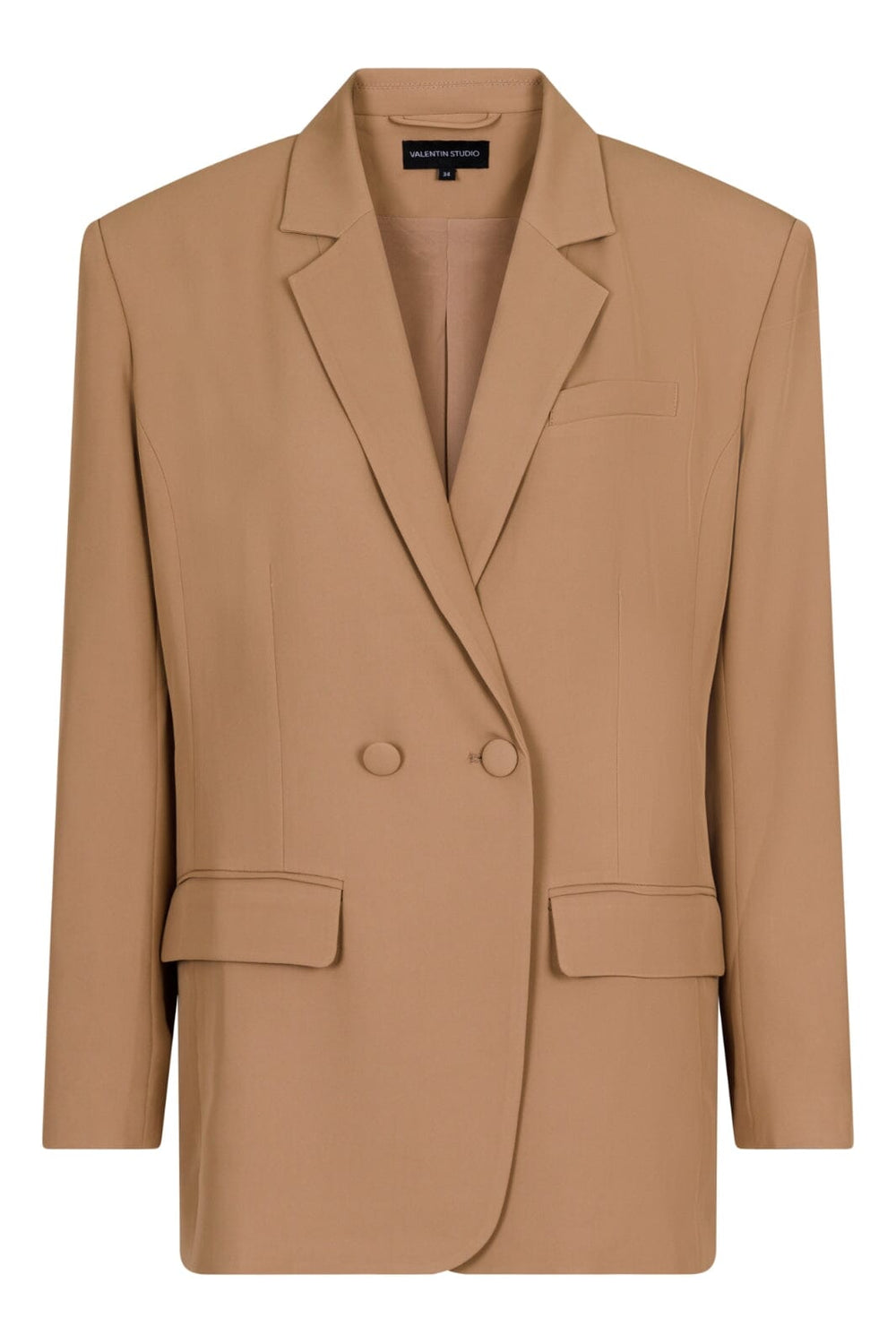 Forudbestilling - Valentin Studio - New Lady Boss Blazer - Camel (Juni) Blazere 