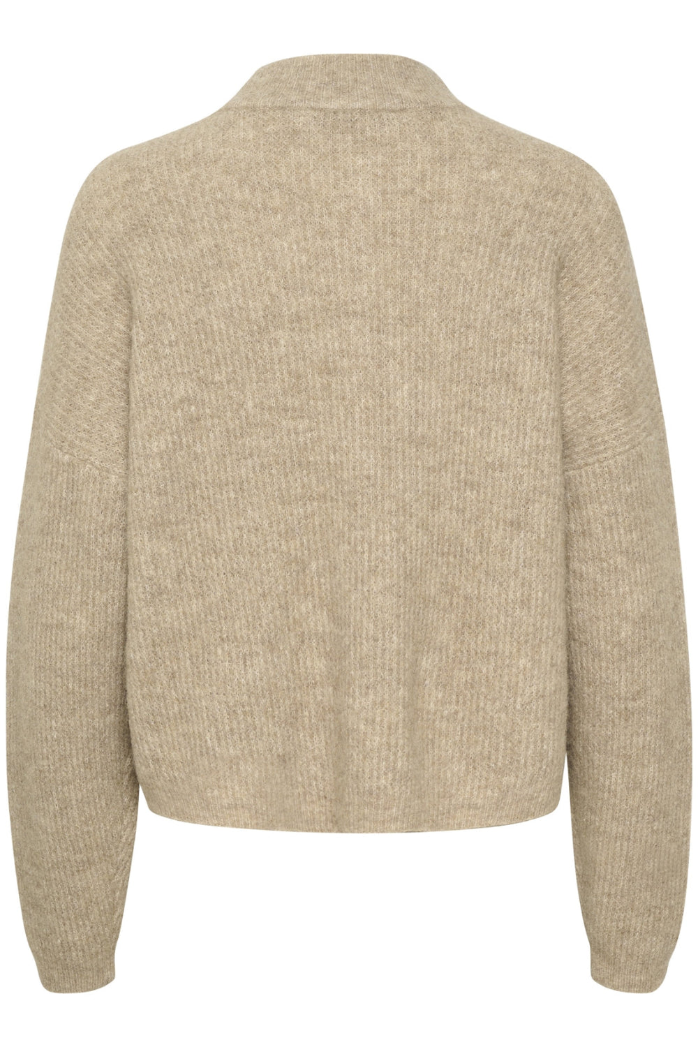 Gestuz - AlphaGZ Short Cardigan NOOS - Warm Sand Melange Cardigans 