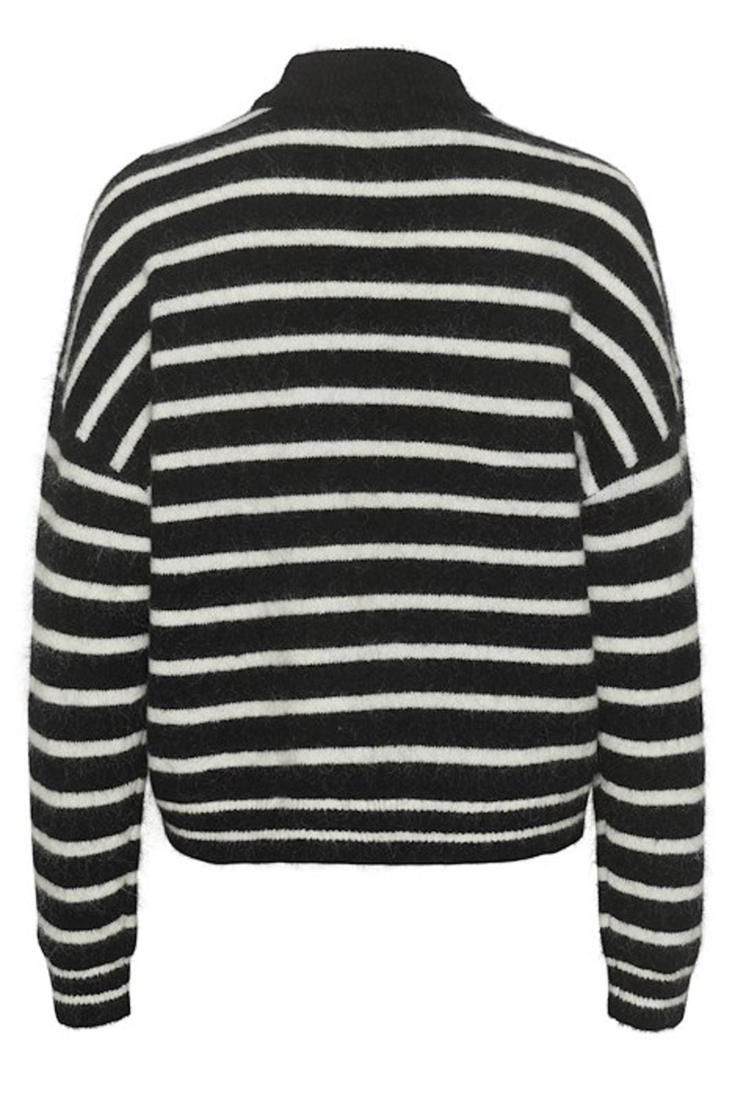 Gestuz - Debbiegz Pullover - 106343 Black/White Striped