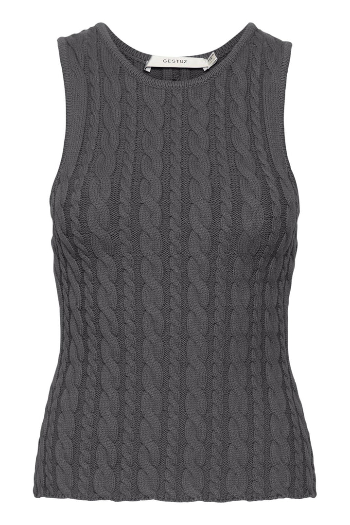 Gestuz - Ebagz Sl Top - 190203 Gray Pinstripe