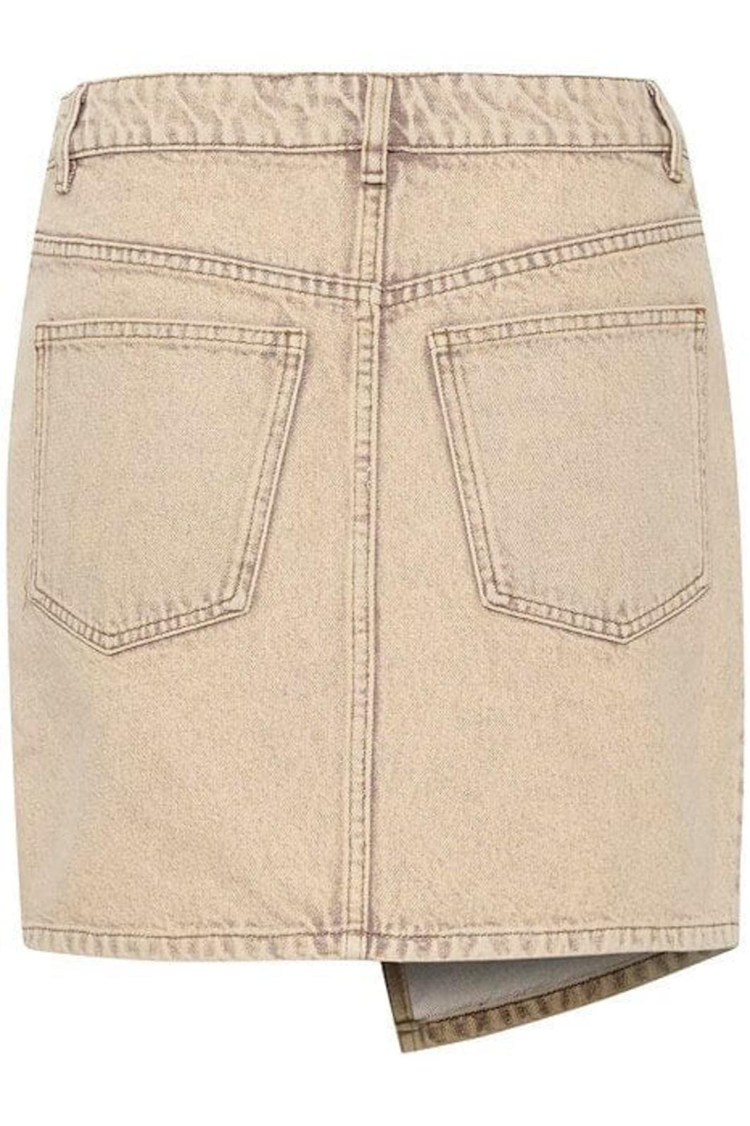 Forudbestilling - Gestuz - KiraGZ short skirt - Light brown washed Nederdele 