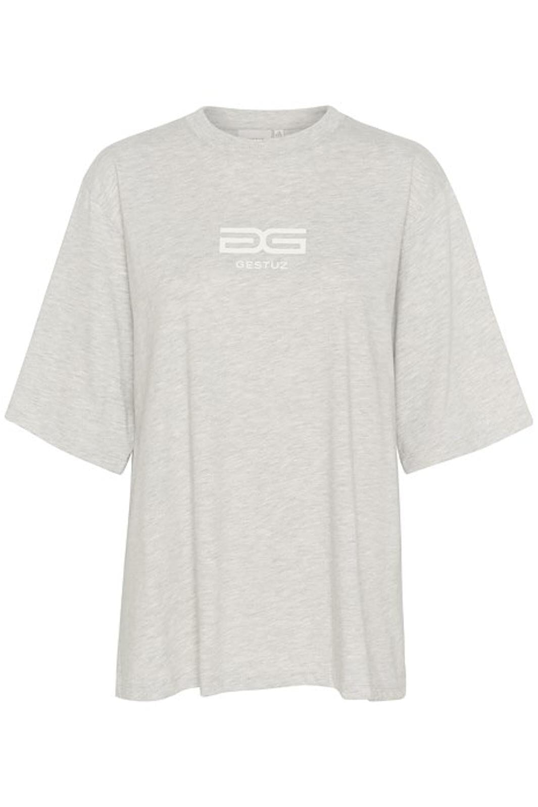 Gestuz - Luellegz Tee 10909848 - 107054 - Light Grey Mélange