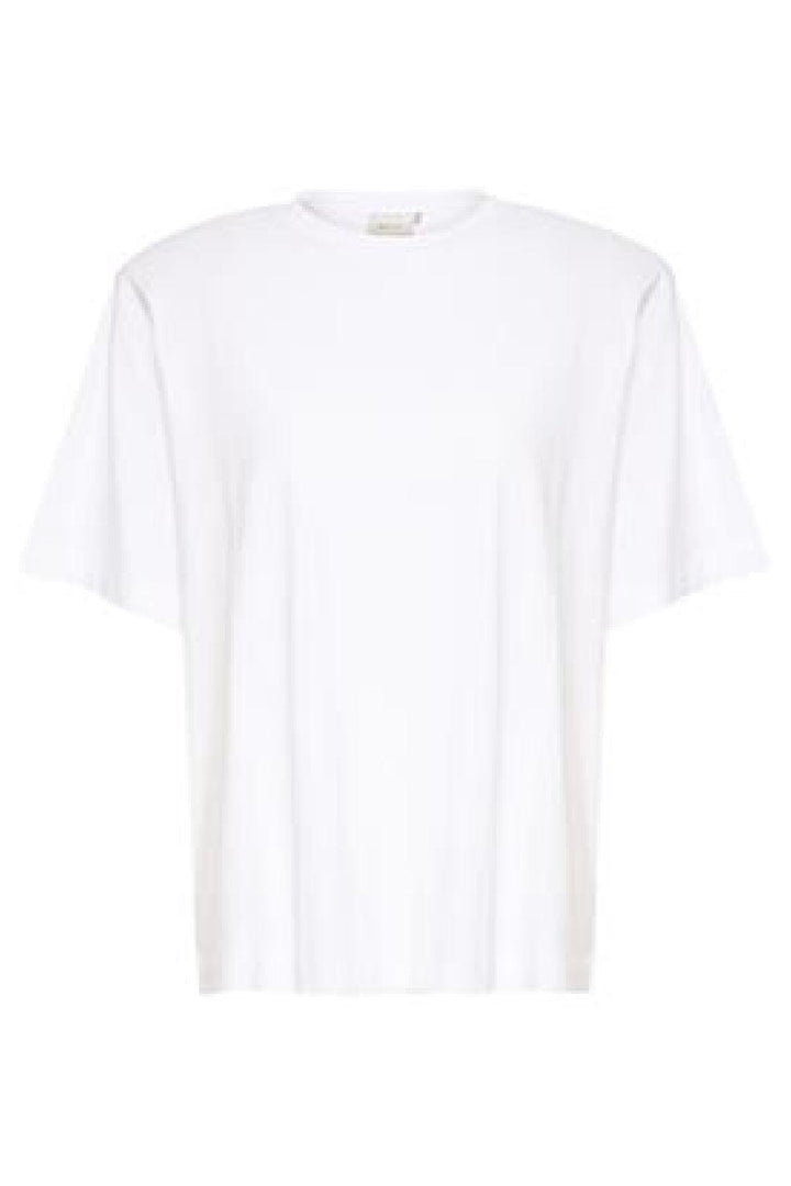 Gestuz - Samurillygz Back Emb Tee - 110601 Bright White T-shirts 