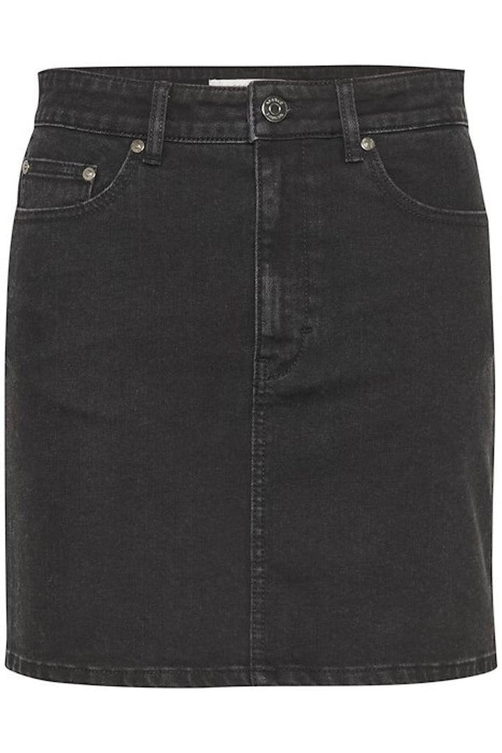 Gestuz - Tilliagz Short Skirt 10909827 - 104987 - Dark Grey Washed