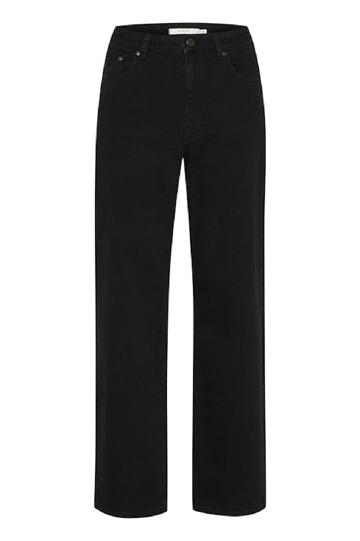 Gestuz - Zolinagz Wide Jeans 10909859 - 100617 - Washed Dark Black Jeans 