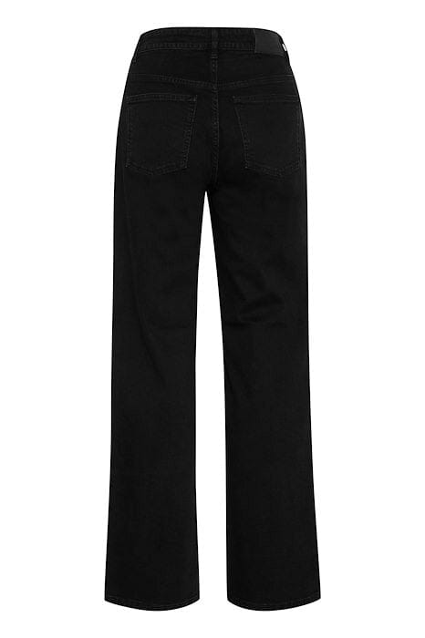 Gestuz - Zolinagz Wide Jeans 10909859 - 100617 - Washed Dark Black Jeans 