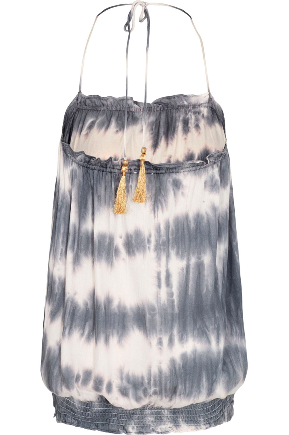 Gossia - GOBoa Top - Grey Tie dye Toppe 