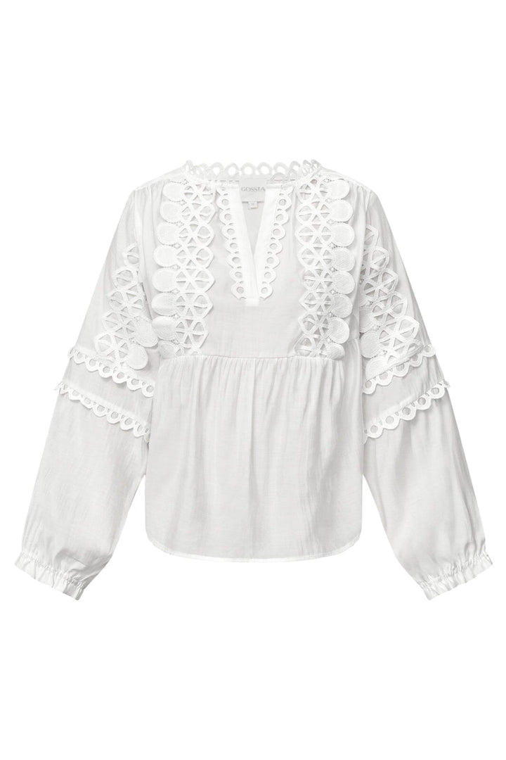 Gossia - KaiaGo Lace Blouse - Off White Bluser 