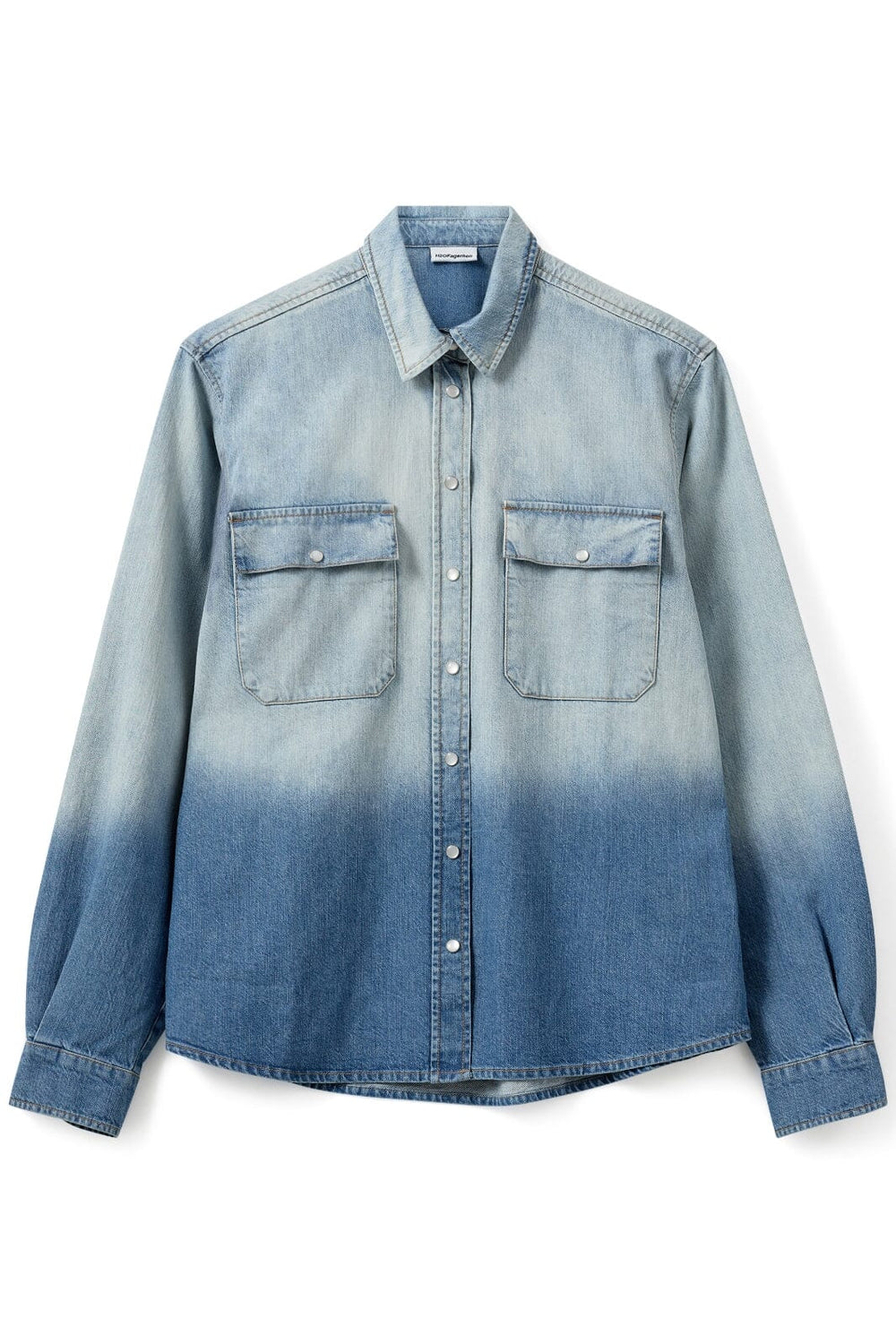 H2O Fagerholt - Dip Dye Cowgirl Shirt - 2514 Dip Dyed Denim Skjorter 