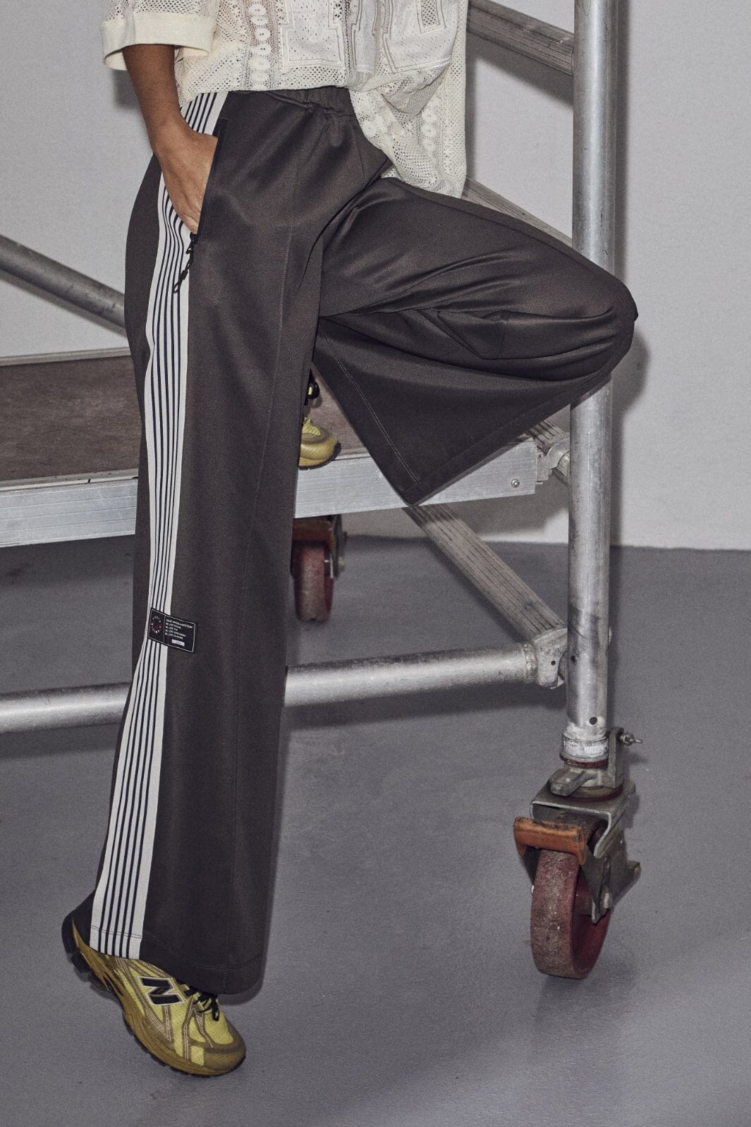 Haute L'Amitié - Baggy Track Pants HL10018 - Dark Grey