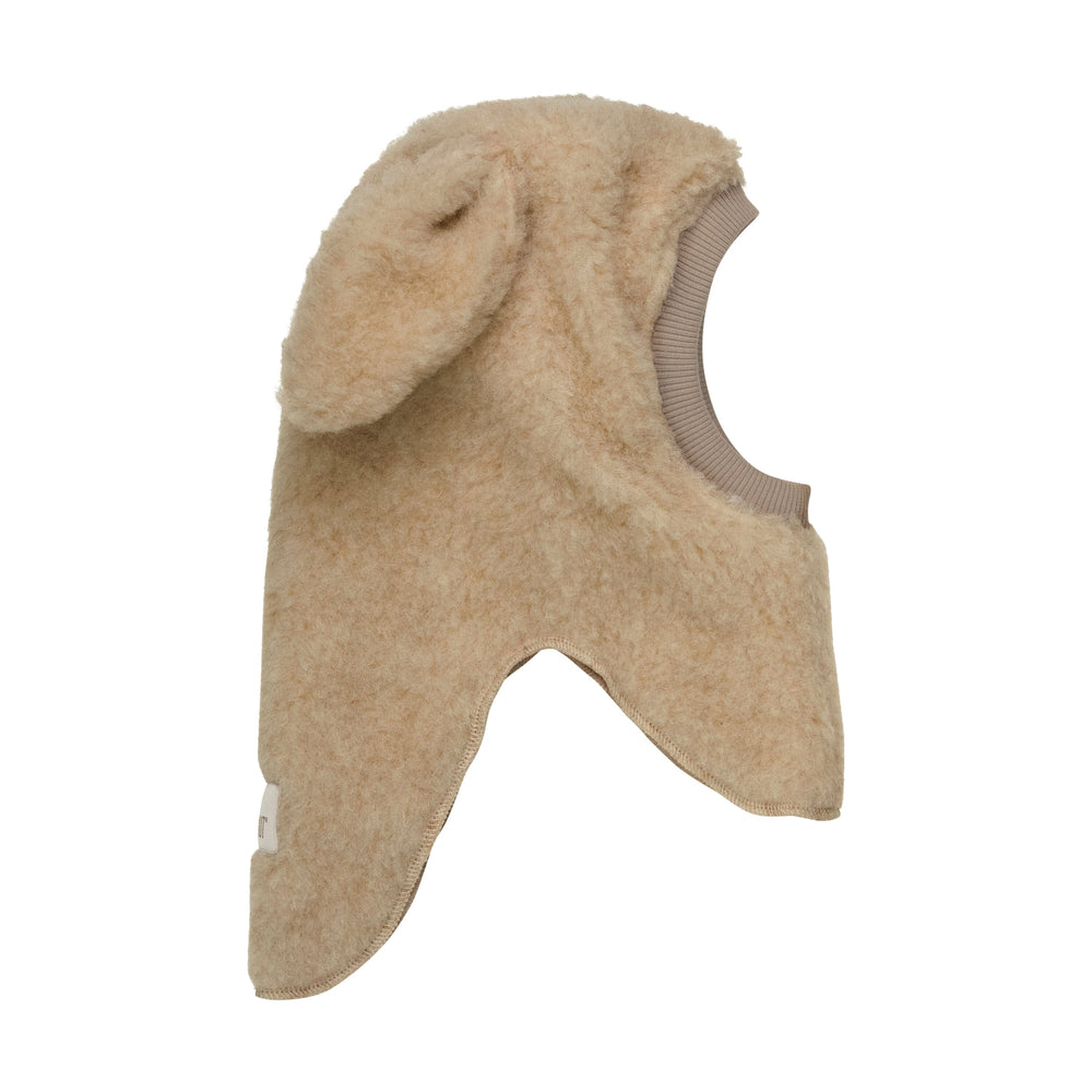 Huttelihut - Balaclava Ears Wool Teddy 460200 - 2900 Cement Elefanthuer 