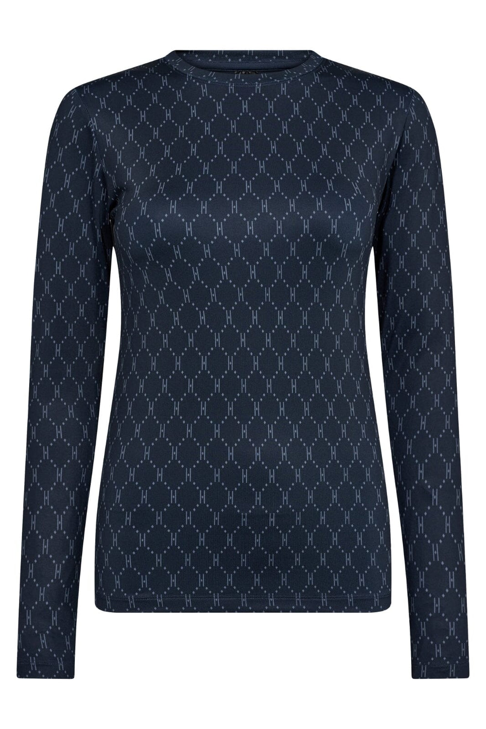 Hype The Detail - Printed Blouse - 42 Navy Bluser 