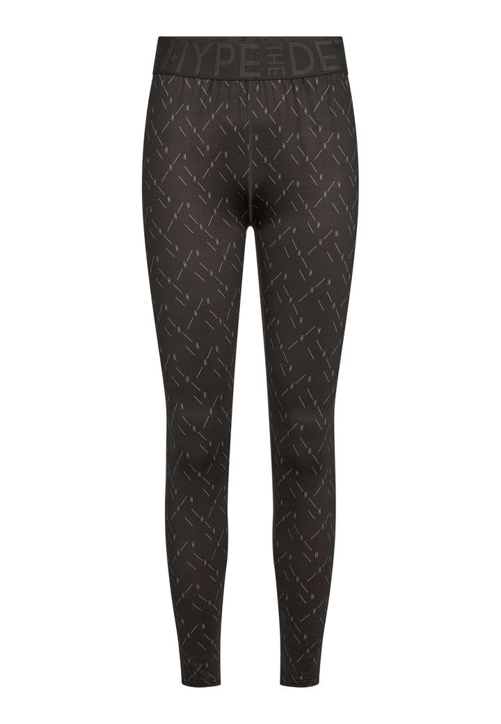 Hype The Detail - Printed Legging. - 40 Brun Leggings 