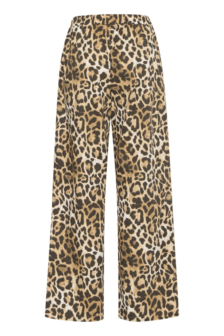 Ichi - Ixtaiana Pa - 202381 Cornstalk Leo Print Bukser 