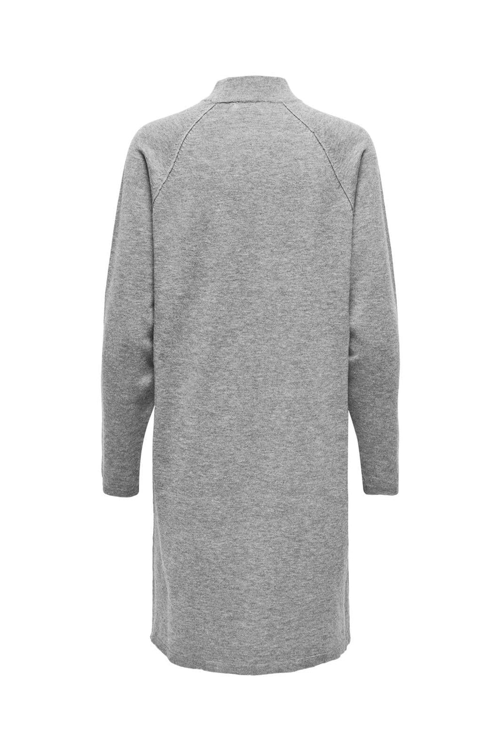 Jdy - Jdyamore Life L/S Hn Dress Knt - 4643893 Light Grey Melange