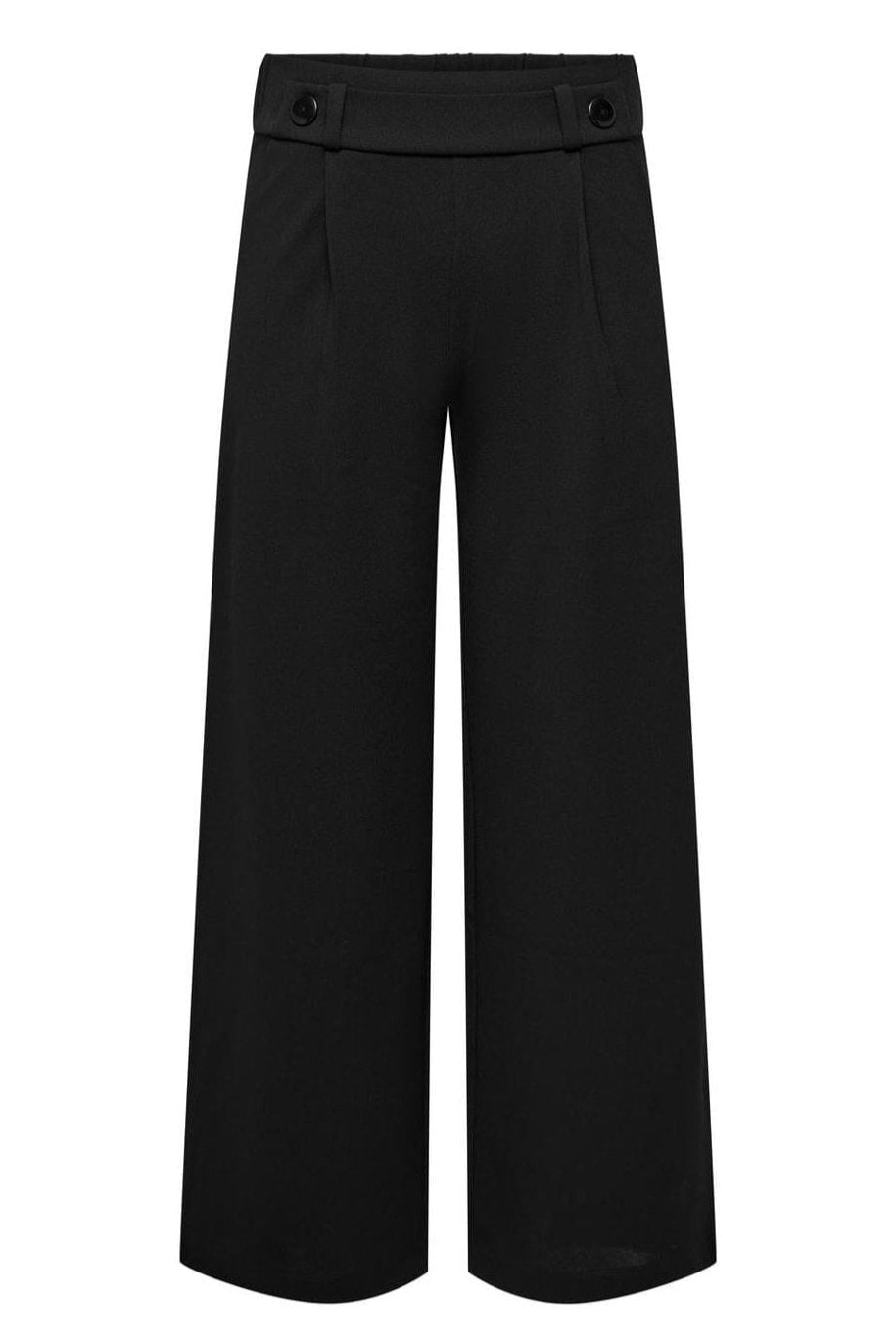 Jdy - Jdygeggo New Long Pant - 3449706 Black Black Buttons