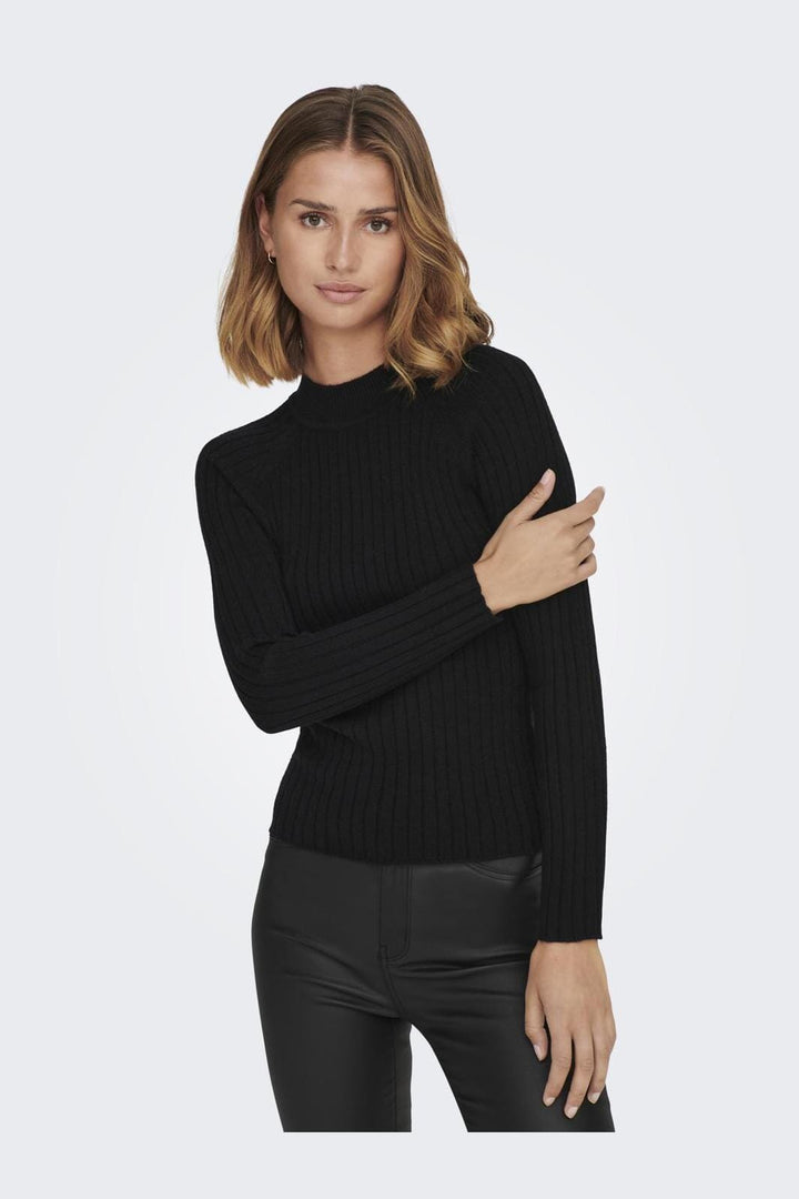 Jdy - Jdymagda L/S Rib Pullover Knt - 3752310 Black