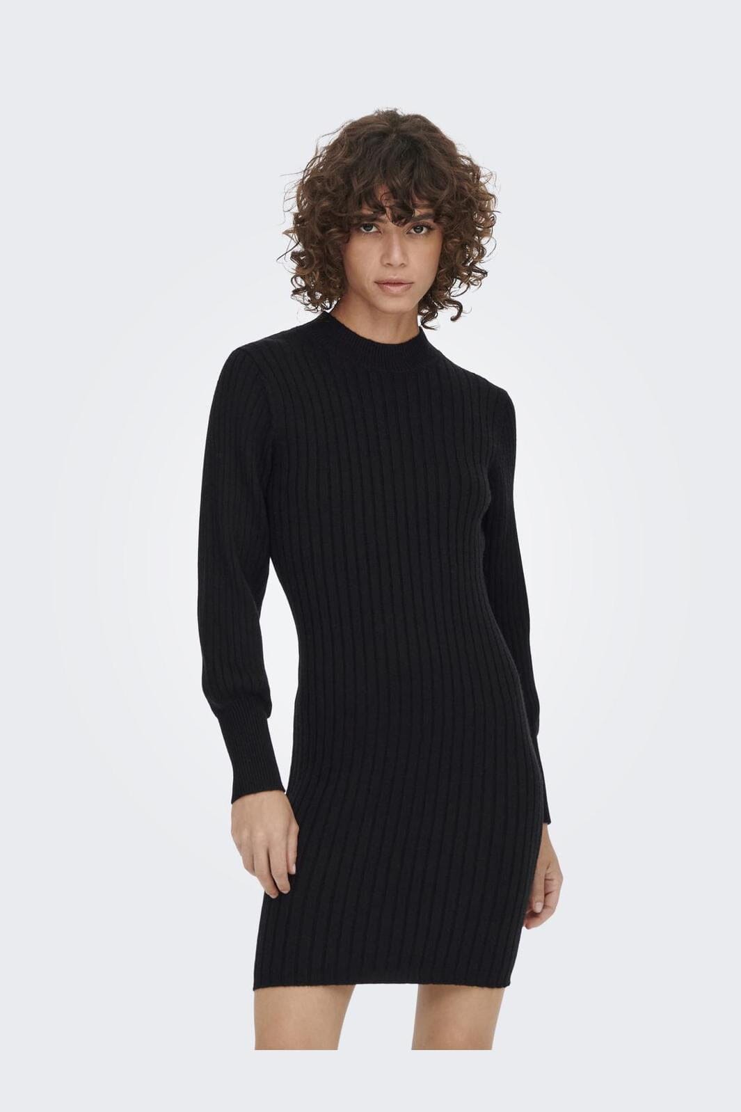 Jdy - Jdymagda L/S Volume Sleeve Dress Knt - 4080498 Black