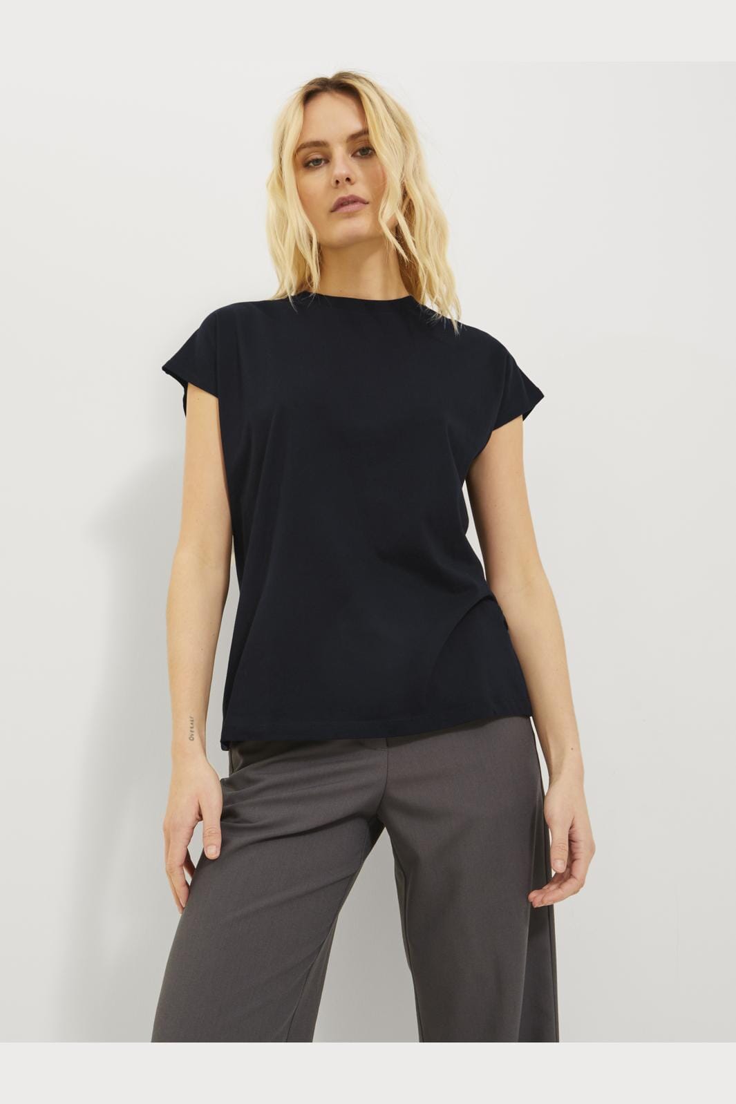 Jjxx - Jxastrid Boxy Sl Every Tee - 3861199 Black