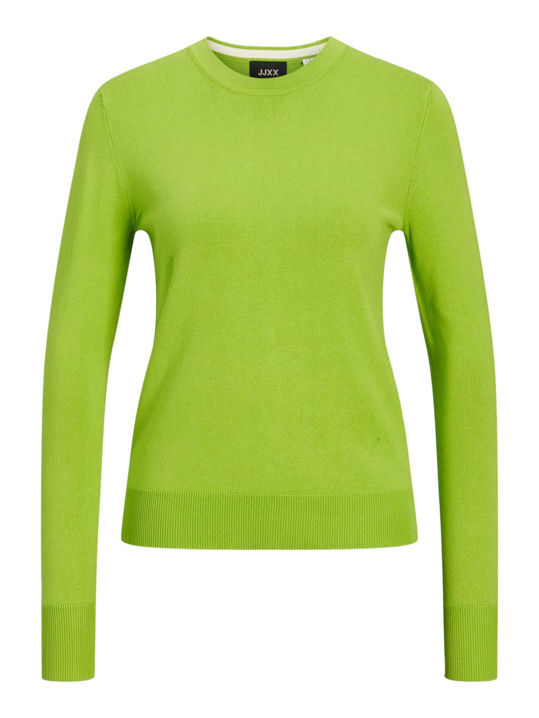 Jjxx - Jxcara Comfy Crew Neck Knit - 4665745 Parrot Green