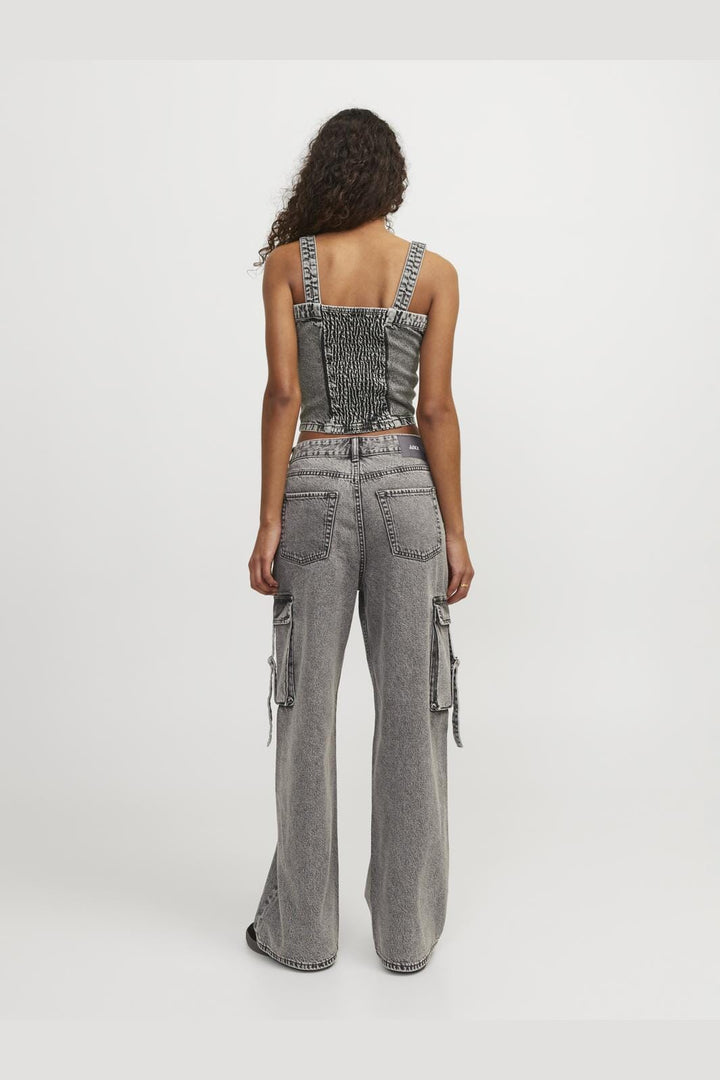 Jjxx - Jxcarolyn Cargo Denim Top - 4646844 Grey Denim