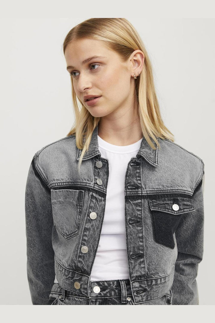 Jjxx - Jxfiona Regular Denim Jacket - 4708682 Medium Grey Denim