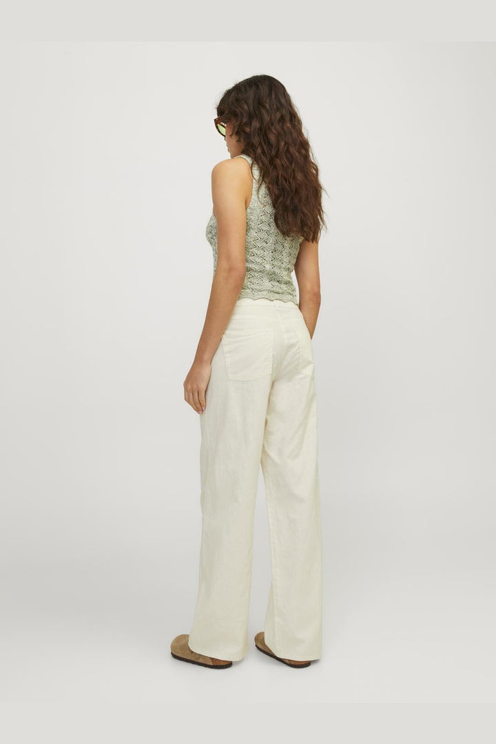 Jjxx - Jxlisa Linen Wide Pant - 4484690 Vanilla Ice