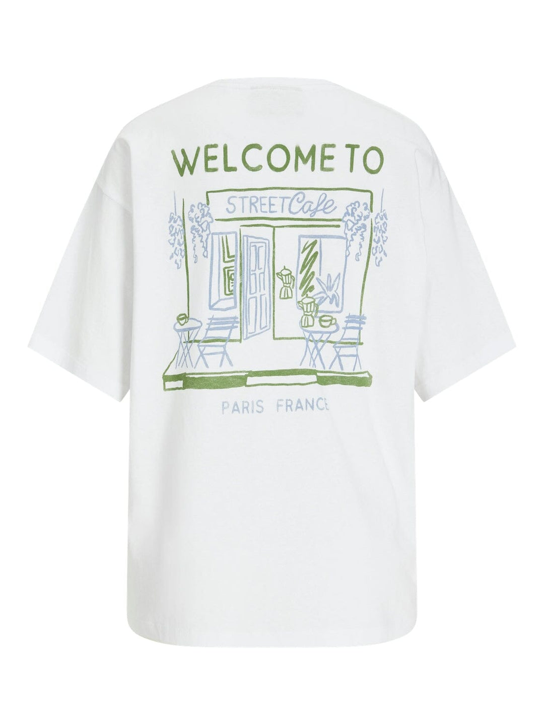 Jjxx - Jxmillow Loose Ss Tee Ft24 - 4708650 Bright White Welcome To T-shirts 