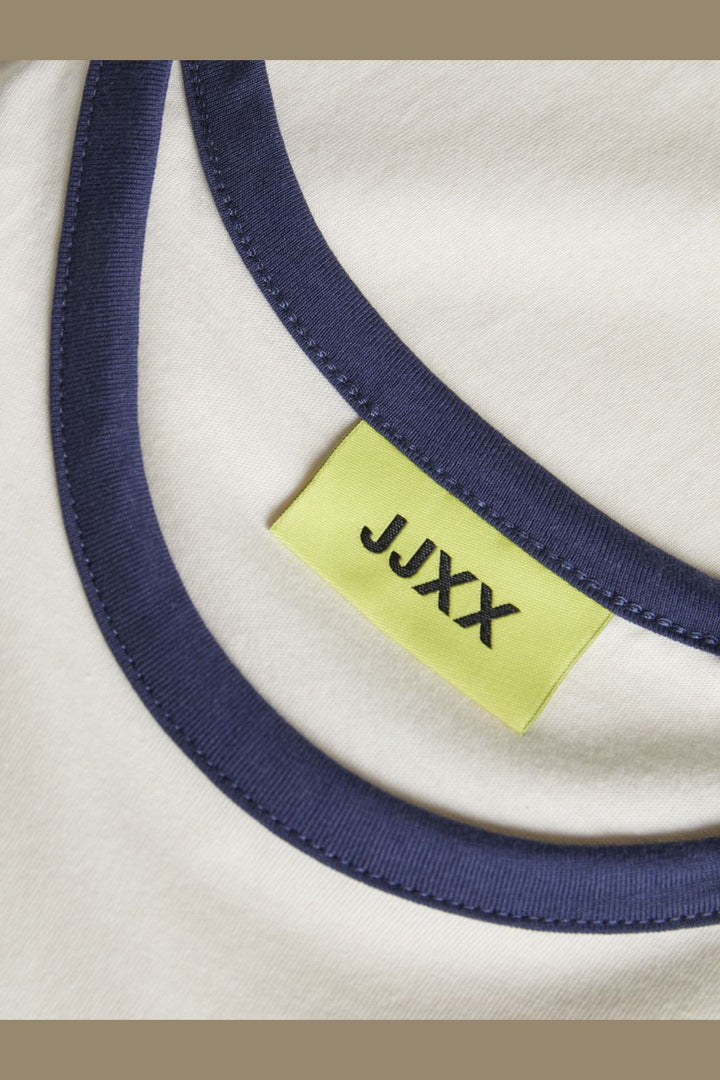 Jjxx - Jxperle Reg Fit Ss Tee - 4706569 Vanilla Ice Le Marais